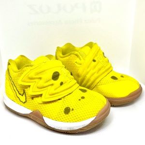 Nike Kyrie 5c SpongeBob Squarepant yellow sneakers